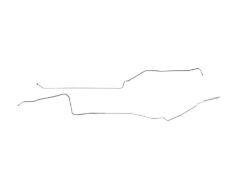 Right Stuff 1975-76 Chevrolet Camaro, Pre-Bent 1/4" OE Steel Fuel Return Line FGL7504
