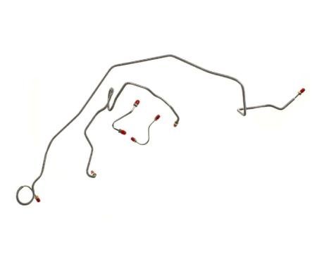Right Stuff 1984-85 GM F-Body W/V8, Pre-Bent OE Steel Power Front Disc Brake Line Kit FKT8401