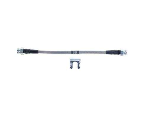 Right Stuff 1967-68 Chevrolet Camaro, Braided Stainless Steel Front Disc Brake Flex Hoses FH01S