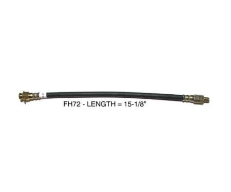 Right Stuff 1958-64 Ford Galaxie/Thunderbird, Front Brake Flex Hoses FH72
