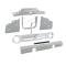 Dennis Carpenter Radiator Grille Splash Pan Seal - 1953-56 Ford Truck     B3T-8348-A