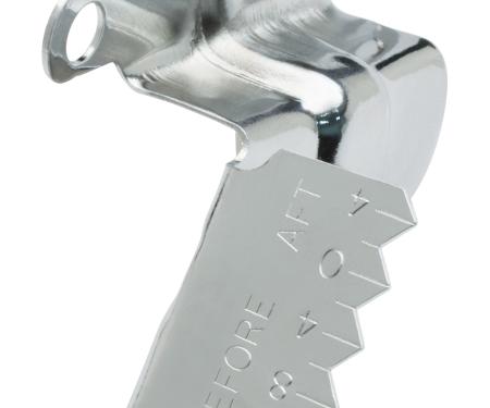 Proform Engine Timing Tab, Chrome, Fits Big Block Chevy using 8 Inch Balancer 141-201