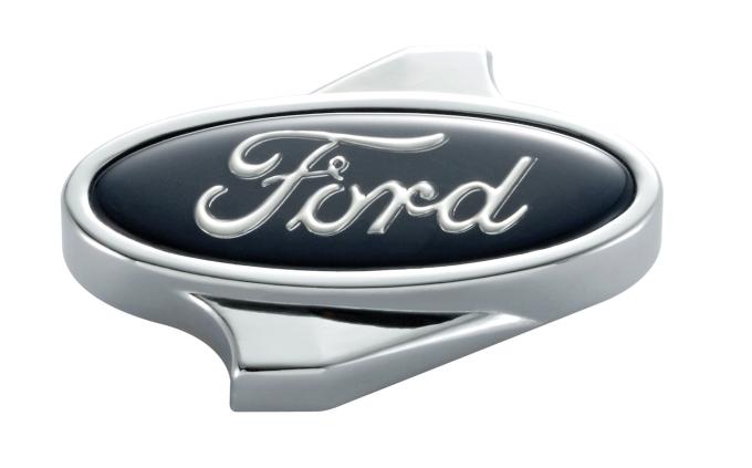 Proform Carburetor Air Cleaner Center Nut, Ford Oval Logo, 1/4 -20 Thread, Chrome 302-333