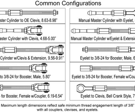 Wilwood Brakes Pushrod Kit 330-13914
