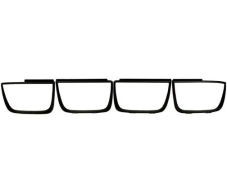 Camaro Taillight Bezel Set, Black, 2010-2013