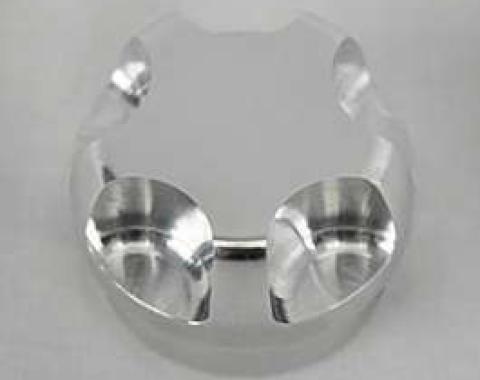 Camaro Radiator Reservoir Cap, Billet Aluminum, Plain, 2010-2013