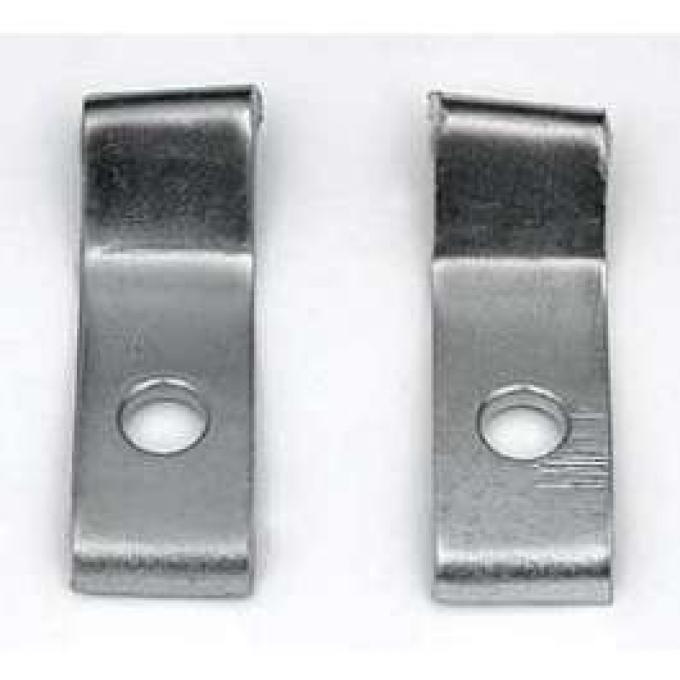 Camaro Deluxe Bumper Guard Mounting Brackets, Front, 1967-1968
