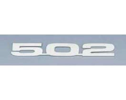 Camaro Hood Emblems, 502, Stainless Steel, 1967-1969