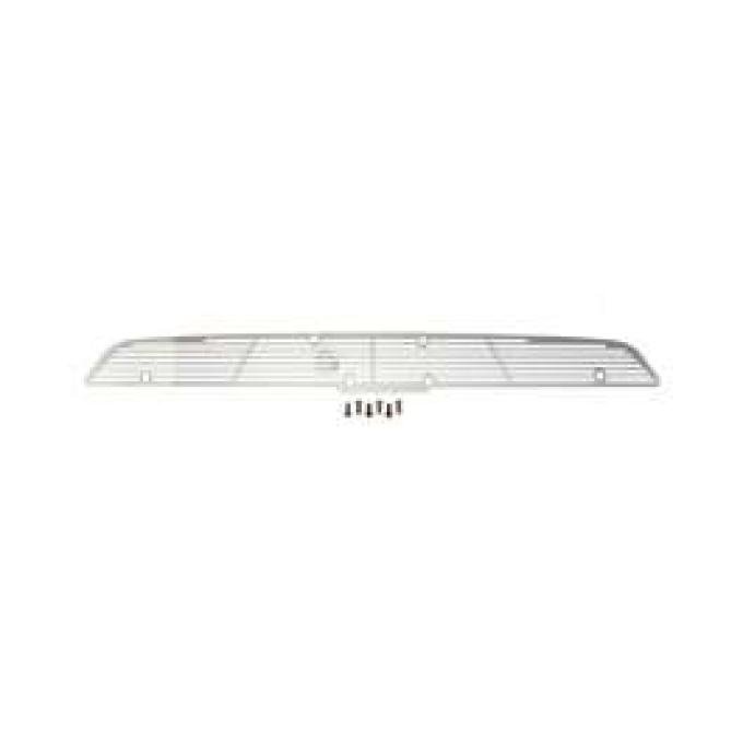 Camaro Cowl Induction Hood Grille, Style 1, Polished, 1967-1969