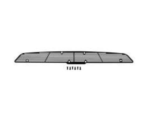 Camaro Cowl Induction Hood Grille, Style 1, Black, 1967-1969