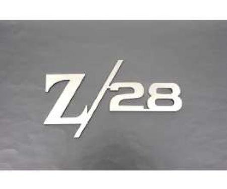 Camaro Taillight Panel Emblem, Z28, Stainless Steel, 1967-1969