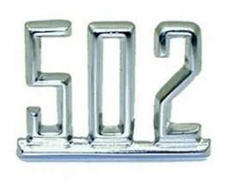 Camaro Fender Emblem, 502, 1967