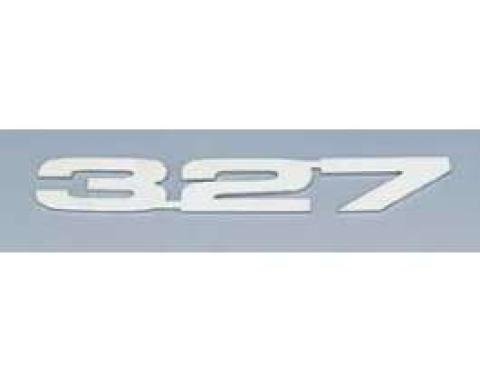 Camaro Hood Emblems, 327, Stainless Steel, 1967-1969