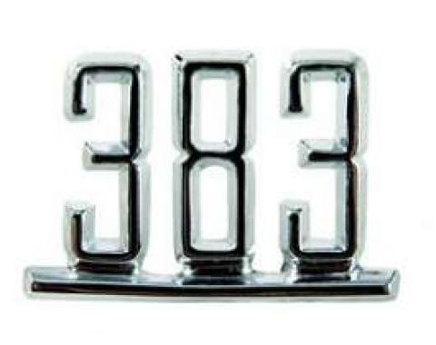 Camaro Fender Emblem, 383, 1967