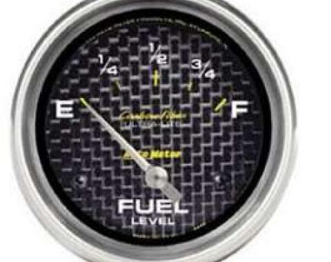 Camaro Fuel Lever Gauge, Carbon Fiber, AutoMeter