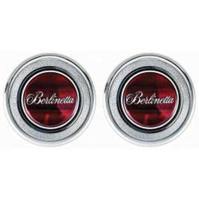 Camaro Interior Door Panel Emblems, Berlinetta, 1979-1981