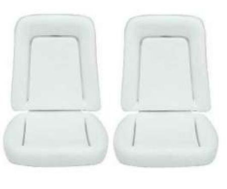 Camaro Bucket Seat Foam Cushions, Deluxe Interior, 1968