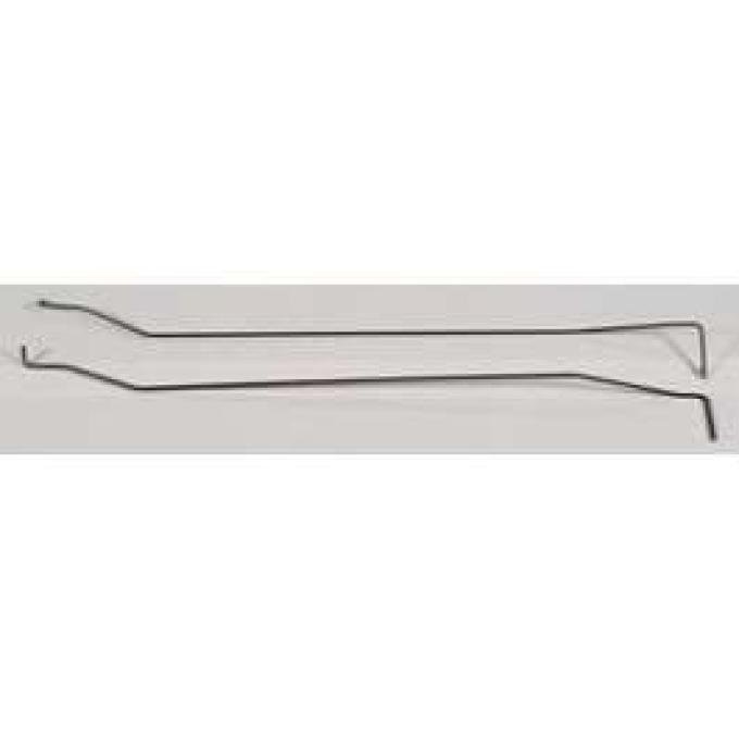 Camaro Trunk Lid Tension Rods, For Cars With Spoiler, 1967-1969