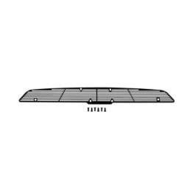Camaro Cowl Induction Hood Grille, Style 1, Black, 1967-1969