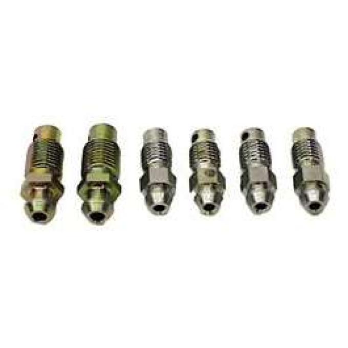 Camaro Disc Brake Bleeder Screw Set, 1967-1969