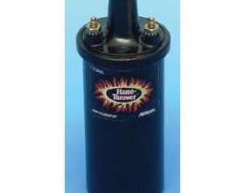 Camaro Ignition Coil, Black, Flame-Thrower, 1970-1974