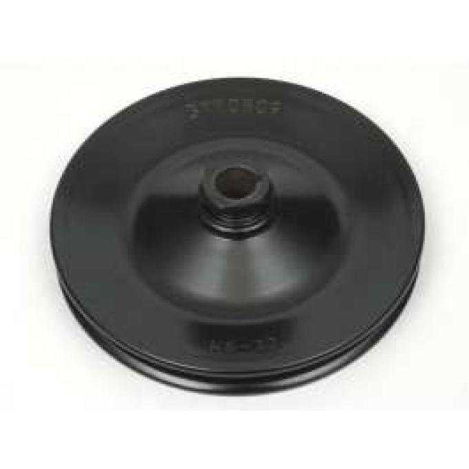 Camaro Power Steering Pump Pulley, 350ci, 1967-1968, All Engines, Except For Cars With Air Conditioning & 396/375hp, 1969, Single Groove