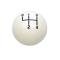 Camaro Shifter Knob, 4-Speed Transmission, White, For Cars With Hurst Shifters, 1967-1981