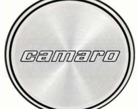 Camaro Hub Cap Insert, Base Model, Black And Black Rings, Second Design, 1980