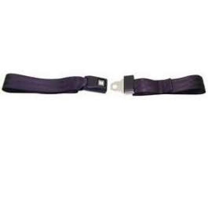 Seatbelt Solutions 1967-1969 Camaro Lap Belt 60" with Plastic Push Button 1201601000 | Black