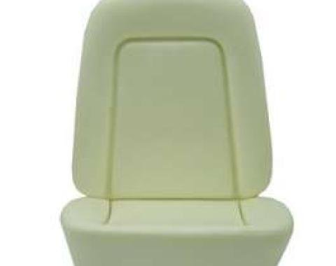 Camaro Bucket Seat Foam Cushion, With Reinforcing Wire, Standard Interior, 1969