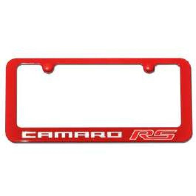 Camaro RS Painted, Victory Red,  Rear License Plate Frame