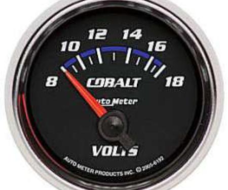 Camaro Voltmeter Gauge, Cobalt, AutoMeter