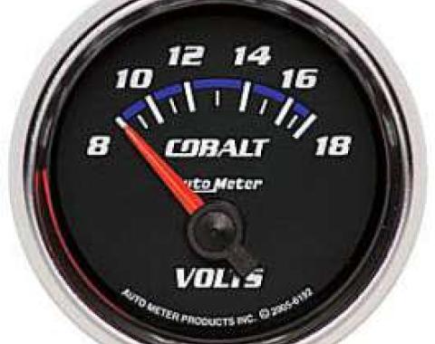 Camaro Voltmeter Gauge, Cobalt, AutoMeter