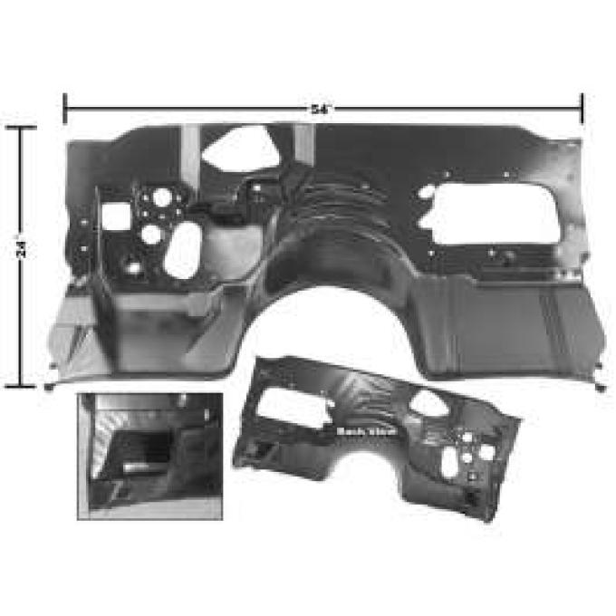 Camaro Complete Firewall, For Cars Without Air Conditioning, 1970-1973