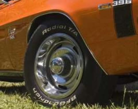 Camaro Rally Wheel Kit, 15 x 7, Complete, 1968-1969