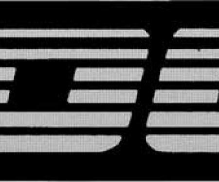 Camaro Rocker Panel Emblem, IROC-Z, Silver, 1982-1992