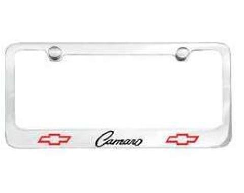 Camaro License Plate Frame, Bowtie, 1968-1969