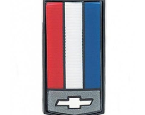 Camaro Header Panel Emblem, Red/White/Blue, 1986-1992