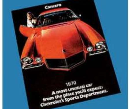 Camaro Color Sales Brochure, 1970