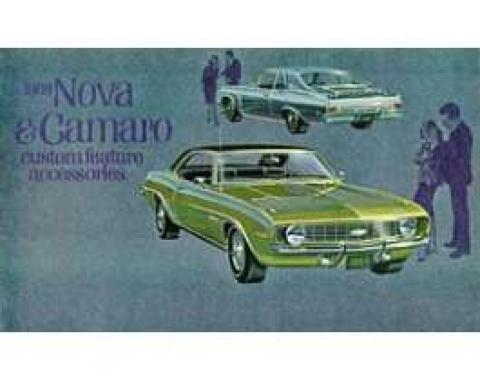 Camaro Custom Feature Accessories Booklet, 1969
