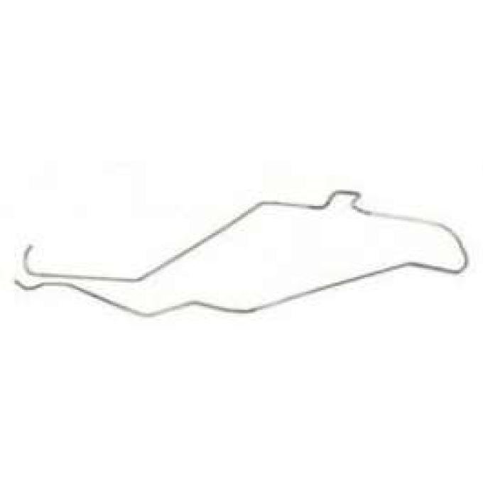 Camaro Gas Tank To Fuel Pump Line Set, 3/8", Stainless Steel, 1980-1981