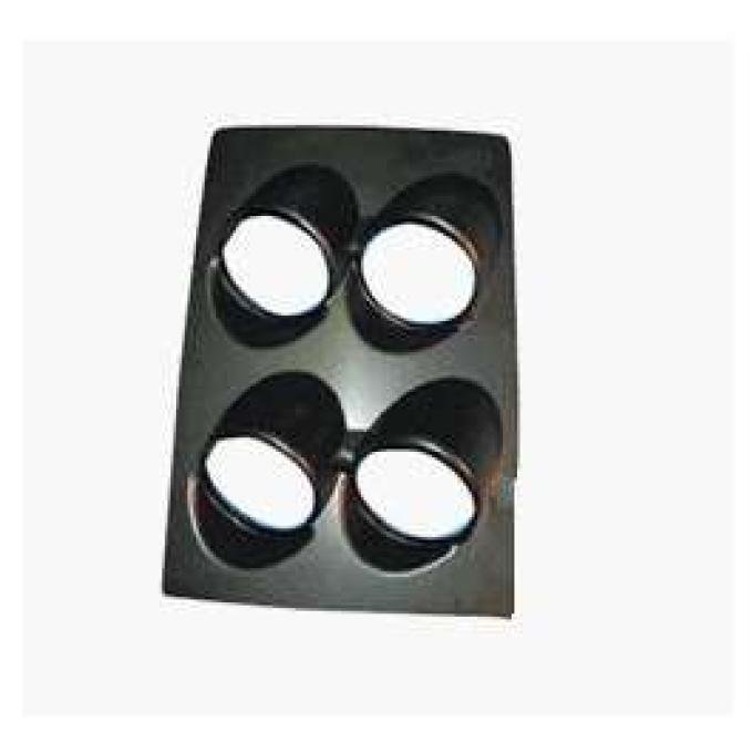 Camaro Console Gauge Pod, Plastic With Black Smooth Look. 1968-1969