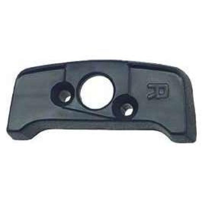 Camaro Shoulder Belt Guide Escutcheon, Dark Blue, RH, 1974-1992