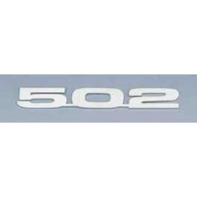Camaro Hood Emblems, 502, Stainless Steel, 1967-1969