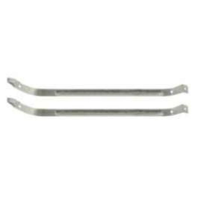 Camaro Gas Tank Mounting Straps, Stainless Steel, 1976-1981