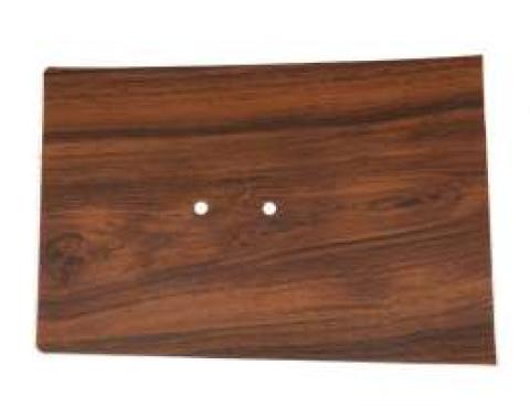 Camaro Console Forward Panel Plate Insert, Rosewood, 1969