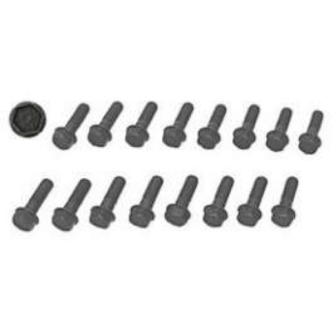 Camaro Exhaust Manifold Bolt Set, Big Block, Flanged Head, 1968-1969