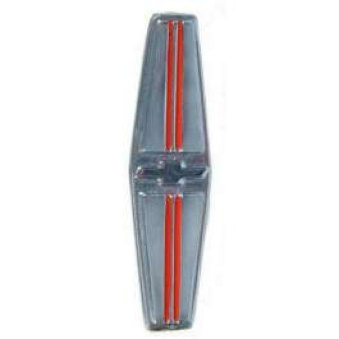Camaro Seat Back Emblem, Deluxe Interior, Bowtie, 1968