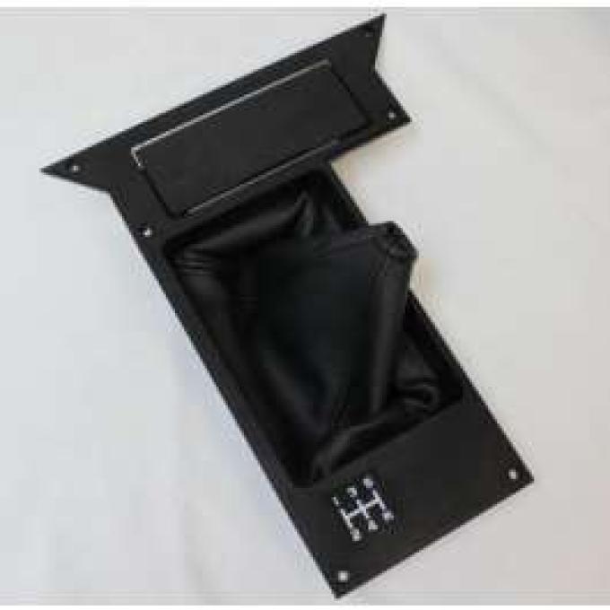 Camaro Center Console Shift Plate, Manual, Five Speed, 1982-1989
