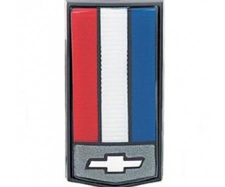 Camaro Header Panel Emblem, Red/White/Blue, 1986-1992